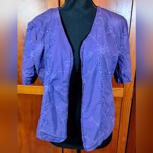 Vintage BFA CLASSICS short sleeve cover-up Size L